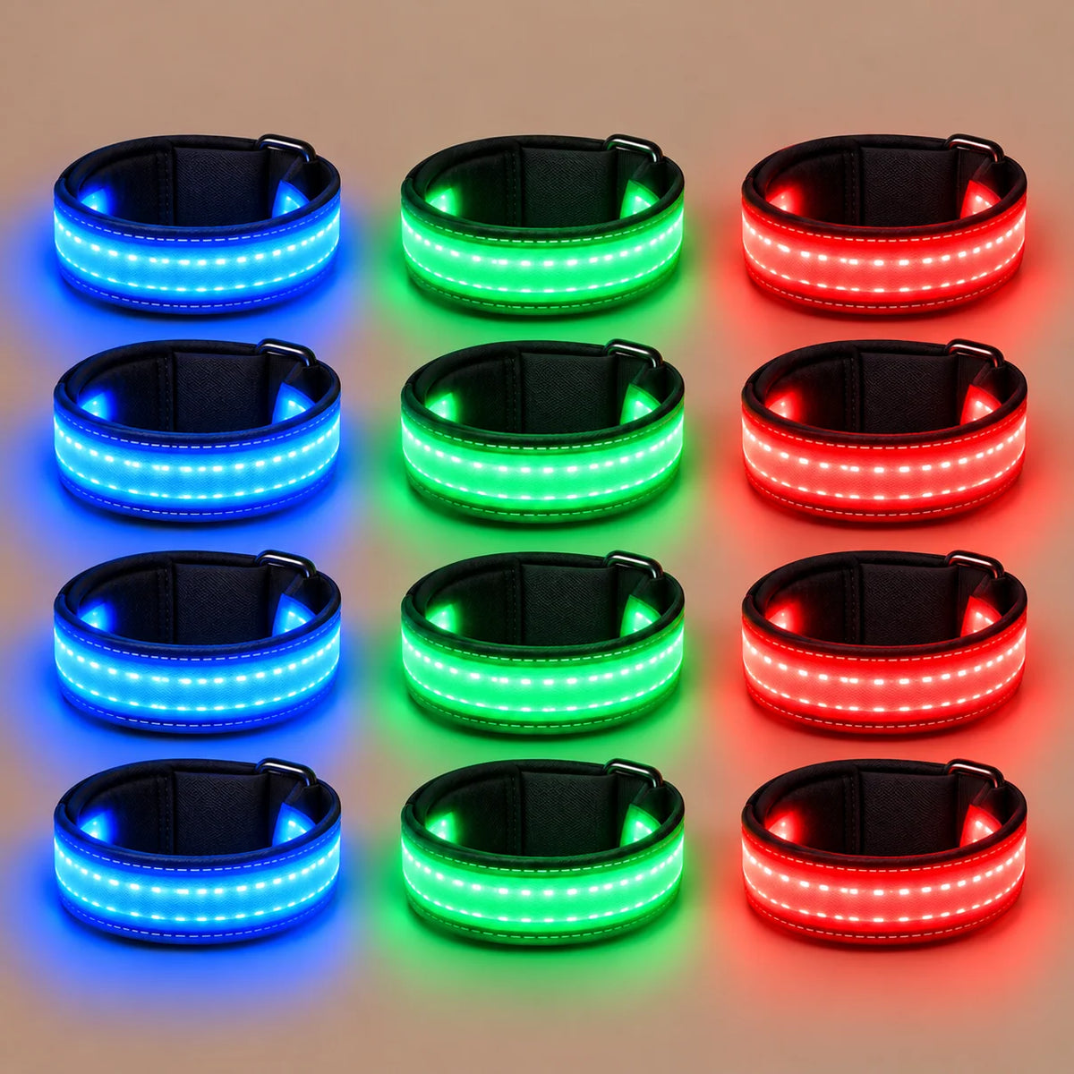 Glow Leg Bands (Set of 4)